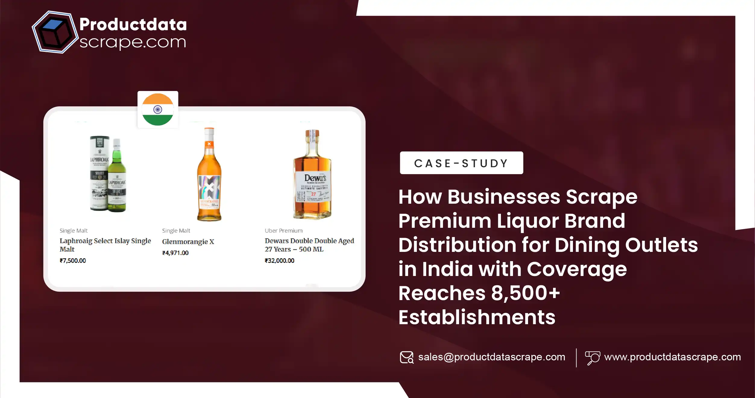 How Businesses Scrape Premium Liquor Brand Distribution for Dining Outlets in India with Coverage Reaches 8,500+ Establishments